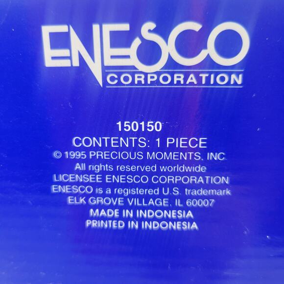 Precious Moments Sugar Town Lighted Train Station Figurine Enesco 150150 1995 - Picture 16 of 16